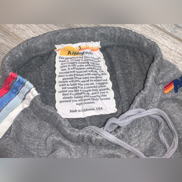 Aviator Nation Blaze 4 Sweatpants - Heather Grey - Picture 5 of 5